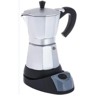 Hot Selling 4 Cup Professional Electric Espresso Moka Coffee Maker Portable electric Espresso Moka Maker