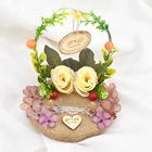 Silk Flower Wholesale Prices New Design Hydrangea Plus Rose Silk Flower Background Wedding Artificial Flower