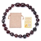 Beads Certificated Newborn Baby Amber Teething Bracelet Round Beads Multi Color Baltic Amber Jewelry
