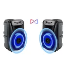 Speaker Wireless Blue Tooth Outdoor Party Portable Colorful Led Light Deep Bass Loud Karaoke Speaker