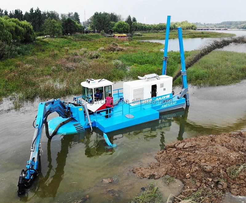 Self Propelled Amphibious Multi Function Dredge Buy Dredge Amphibious