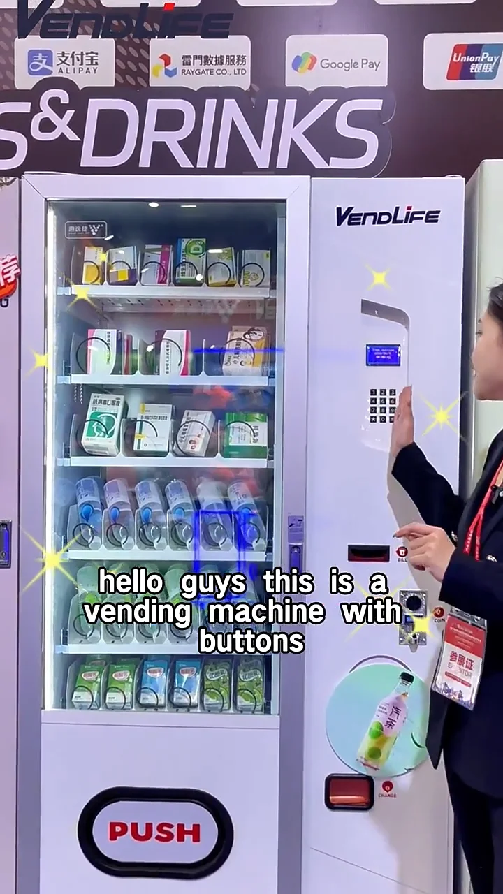 Best seller combination Snack Vendlife vending machine for cold drinks and food