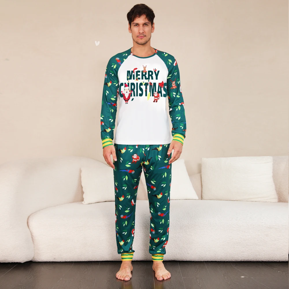 Merry Christmas pajamas pajama pyjamas matching family Christmas pajamas