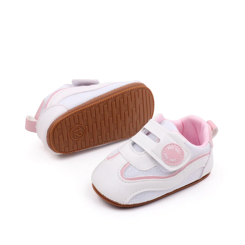 High Quality Breathable Soft TPR Outsole Unisex Sneaker Baby Boys and Girls Toddler Casual Shoes for Spring and Summer manufacture