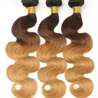 Wave Weave Brazilian Hair Bundles Wholesale Human Hair Bundles Ombre Color Body Wave Hair Weave Brazilian Hair Extension