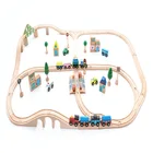 Train Attractive Price New Type 121pcs Railway Toy Train Set Outdoor Toddler Learning Toys For Kids