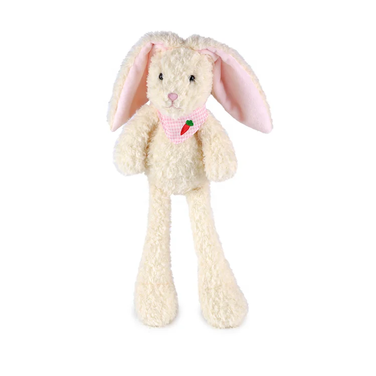 Children Long-Legged Rabbit Plush Toy Birthday Festival Gifts COPYLOVE Lovely Long-Legged Rabbit Dolls Stuffed Bunny Plush Toy White