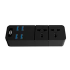 Extension Adapter High Quality Extension Socket Power Strip T07 Black Ac Outlet With 4 Usb Adapter