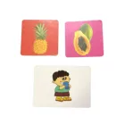Children Educational Custom OEM Children Educational Goods Fruits Kid Educational Flash Cards With For Kids