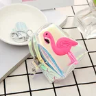 Wallet Explosive Laser Cartoon Coin Purse Creative Cute Owl Alpaca Pvc Storage Wallet Bag