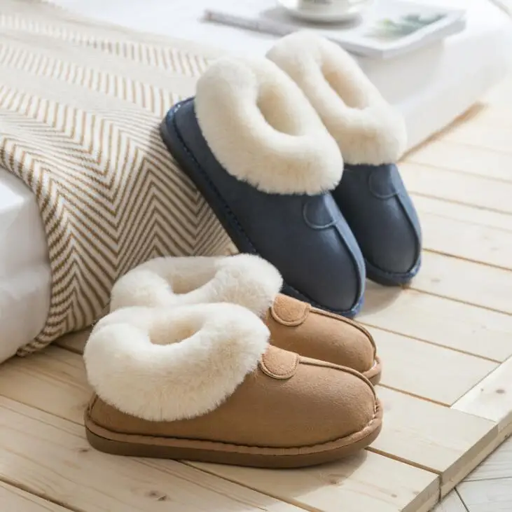 Womens Slipper Memory Foam Fluffy Soft Warm Slip On House Slippers,Anti-Skid Cozy Plush for Indoor Outdoor 