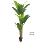 Banana 80Cm To 250Cm Tall Artificial House Luxury Banana Potted Rubber Plant Indoor Decoration