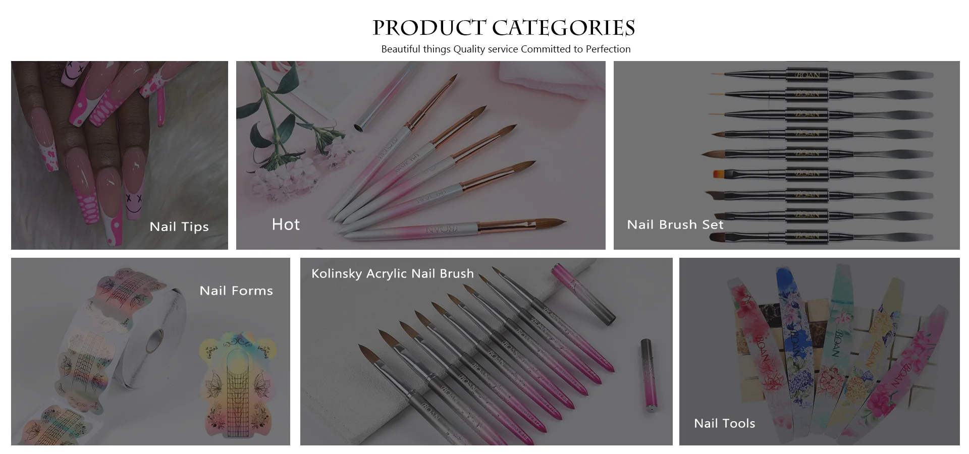 Nanchang Bo Qian Cosmetic Co., Ltd. Nail Art Brush/ Nail Tips/ Nail