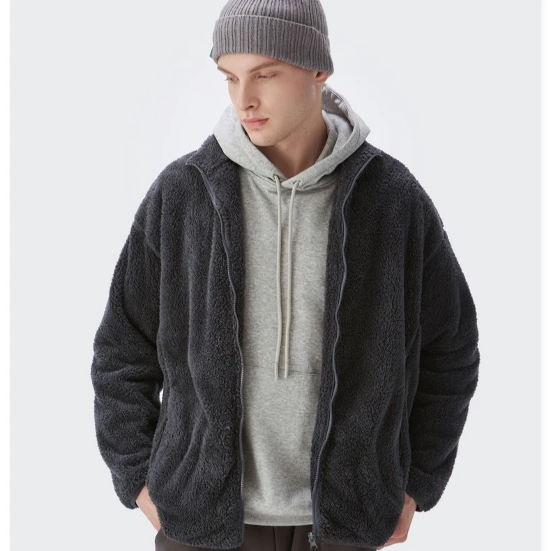 Vintage Unisex Sherpa Fleece Jacket 