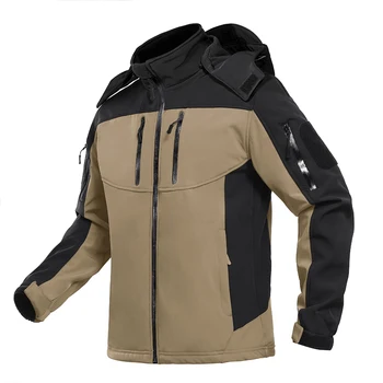 Outdoor Fleece Thermal Winter Sport Jacket Fleece Coat Windproof Mountain Clothes Men's Hunting Cycling Jackets