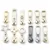 High Quality Non Lock Zipper Sliders Gold Black Custom Logo Metal Zipper Puller for Bag