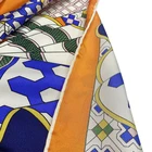 Satin Silk Scarf Satin Designer Satin Scarf Luxury Soft Touch Custom Made Print Your Own Square Satin Silk Scarf