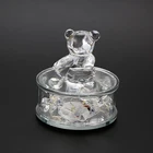Art Crystal Crystal Handmade Art Lovely Crystal Bear Hug Love Lamp Base Plus Masonry Crystal Ornaments