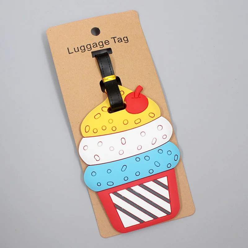 product wholesale promotional gift bulk custom logo cartoon waterproof pvc silicone rubber travel luggage tag-10