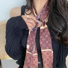 Vintage Silk Vintage Scarf Hair Tie Neck Scarf For Women Silk Scarves