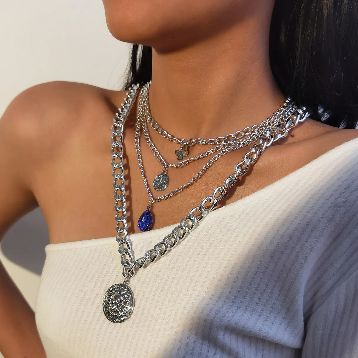 Stainless Steel Diy Choker Gold Chain 