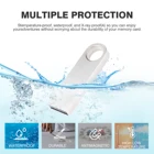 Mini Flash Drive Simple Design Wholesale Cheap Zinc Alloy Promotional Mini Logo Customized Usb Flash Drive