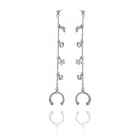 Silver Earrings Silver Hot Sales Womens 925 Sterling Silver Jewelry With Fashion Silver Tassel Charm Earrings