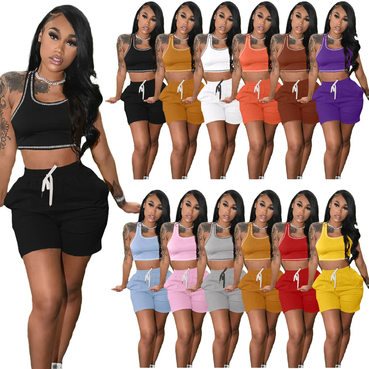 2022 Fashionable Summer Solid Color 2 