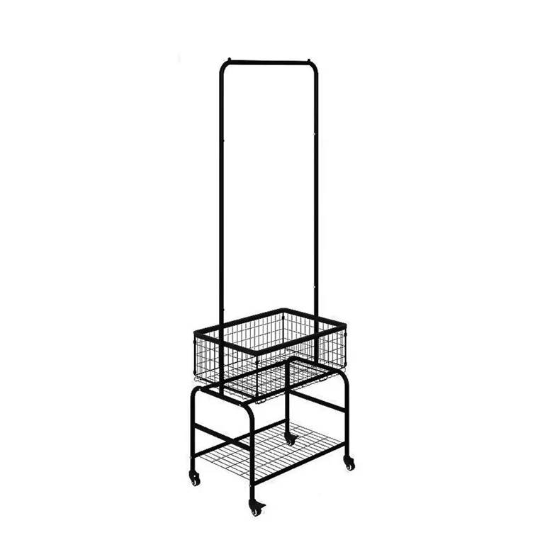 Porch storage rack modern industrial style hall storage bench clothes hat clothes rack with storage rack