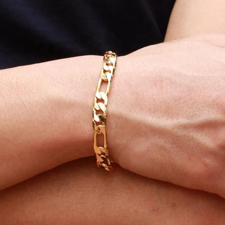 Wrist Hand Chain Bracelets Cuban Link 
