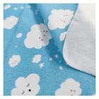 Fabric Breathable Cotton Knitting Fabric Cotton Jersey Fabric Custom Printed For Baby Clothes