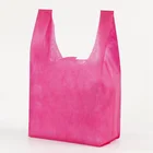 Bag The Shopping Bag Eco Pp Non Woven Fabric Carry Bag T-shirt Nonwoven Shopping Carry Bag Non-woven China India