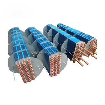 High Efficiency Heat Exchanger Customized Version Titanium Finned Copper Tube Condenser Evaporator Plate Type