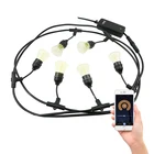 Led Waterproof Led Light Outdoor Waterproof Commercial Grade LED String Light With Hanging Sockets E27 Base Bulb LED