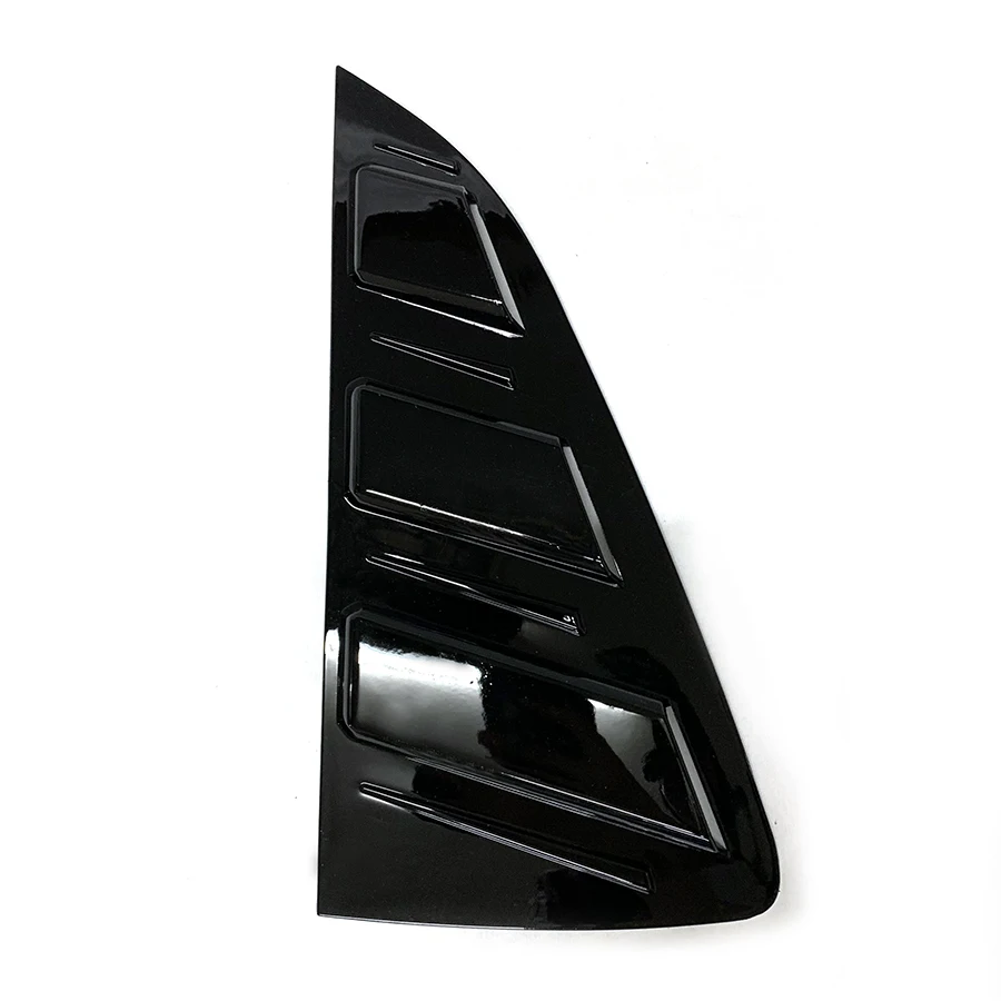 product car rear window shutter cover trim window louver side vent trim fit for vw polo 2014 2018 accessories-7