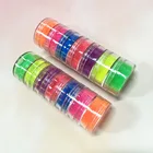 Private Label Hot Sale Makeup Powder High Pigments Neon Colors Small Custom Vegan Free Eyeshadow Palette