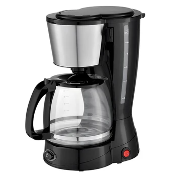 1.5L/12 Cup Home Use Electric Drip Coffee Maker Machine With Stainless Steel Decoration