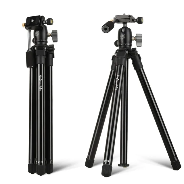 Q161A&Q162A lightweight mini tripod aluminum tripod stand for smartphone video camera holder with handle ball head