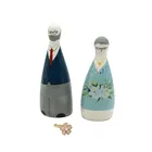 Hand Ring Holder Ceramic Hand Painted Wedding/Couple Ring Holder