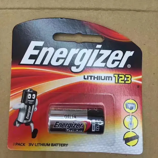 CR123A 16x Energizer Fotobatterie CR123 3V Lithium 1er Bl 