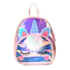 Women Fashion Hologram Laser Shine Ladies Female Colorful Clear Girl PU Jelly Mini Backpack Cute