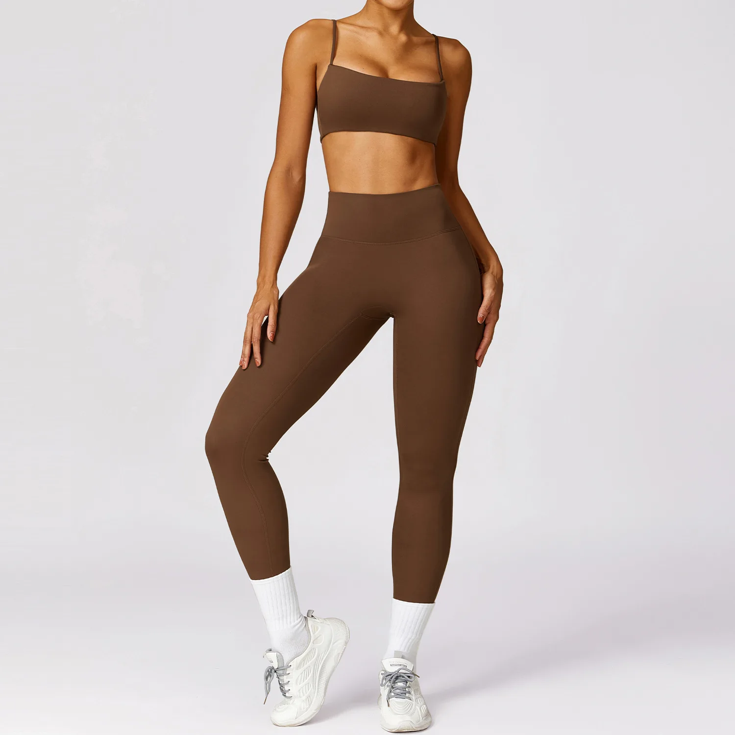 Wholesale Plus Size Butt Lift Yoga Gym Sportswear Women Set Sexy Sports Bras And Leggings Set Active Sports Workout Set