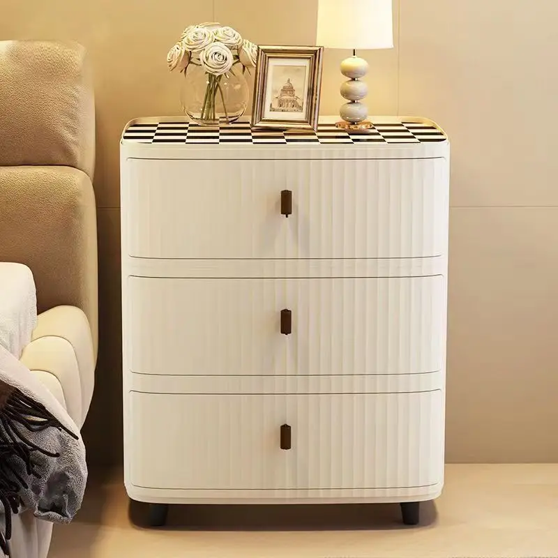 Factory direct sales installation-free storage cabinet with drawer household all-in-one bedroom bedside table simple living room