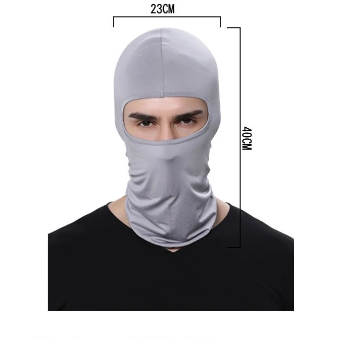 Custom Logo Motorcycle Balaclava Cycling Face Mask UV Protection Cap Outdoor Head Cover