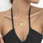 Necklace Fashionable And Creative Lady Heart Alloy Diamond Imitation Necklace Pendant