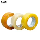 Bopp Self Adhesive Tape High Adhesive Power Single Sided Custom Yellow Color Adhesive Bopp Packing Tape For Box Sealing
