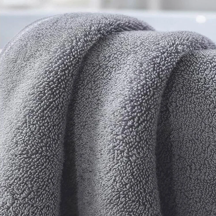 100 cotton terry towel set with custom embroidery logo 70x140cm or custom bath towel with logo