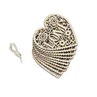 Carving Carving Wooden Crafts Hollow Carving Love Natural Wooden Chip New Inventions In China