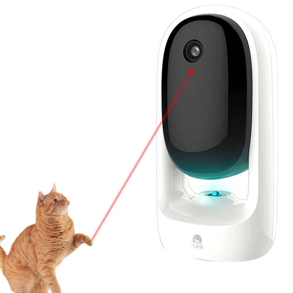 Smart Wifi Pet Camera App Remote Control Home Hd 1080p Two-way Laser  Interactive Camera Real Time Video Cams S Toys - Buy New Automatic Laser  Cat Catcher Intelligent Cat Toy Hd Video