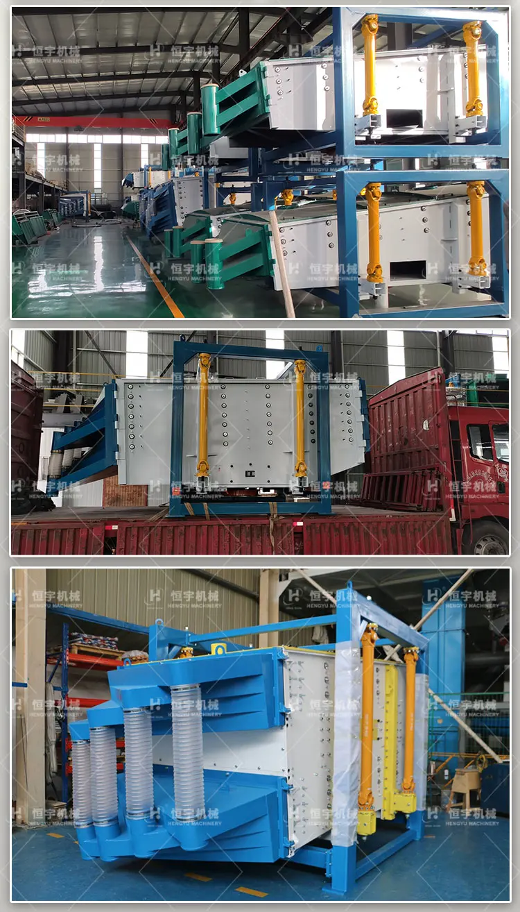 Vibrating Screen Foundry Sand Sieving Screening Machine Square Swing